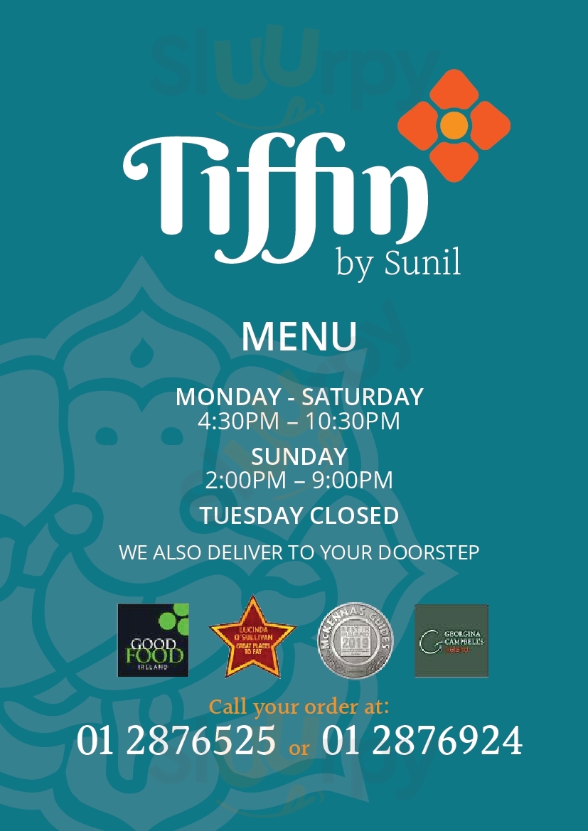 Tiffin By Sunil Greystones Menu - 1