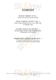 Murphys Bar & Bistro menu