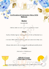 Berty's Bar Mullingar menu