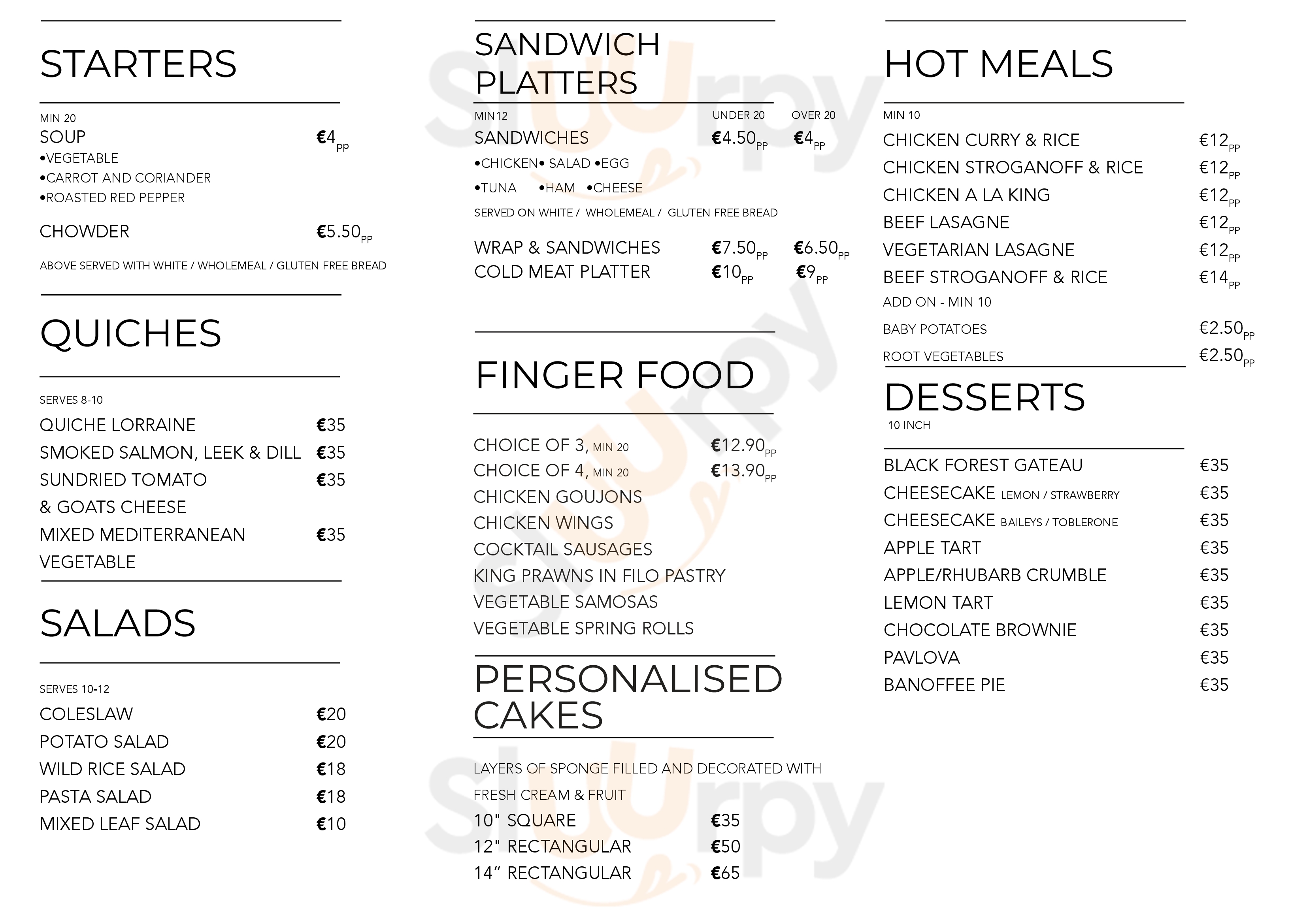 Restaurant Merlot Westport Menu - 1