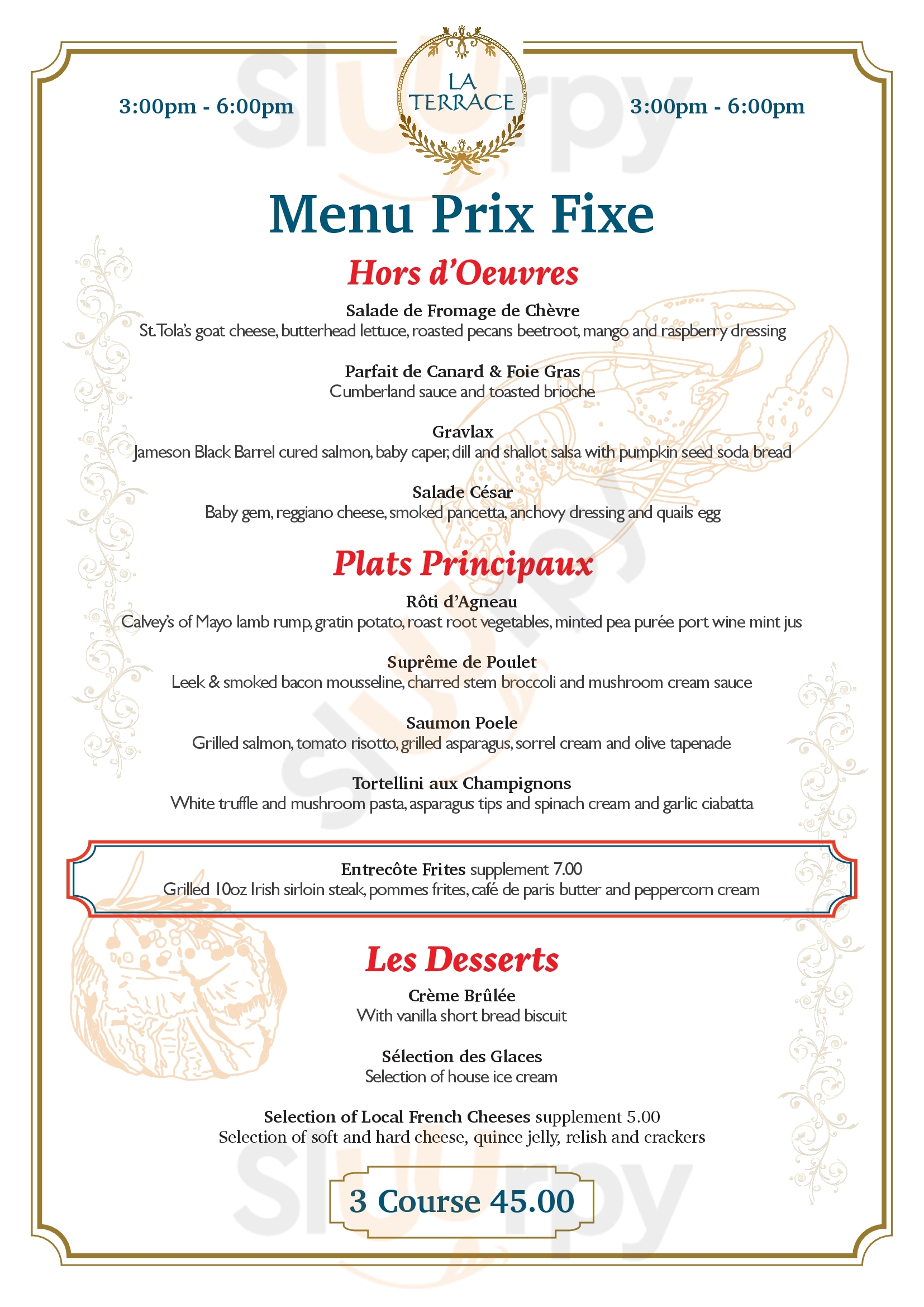 Hamptons Bar & Grill Steakhouse Limerick Menu - 1