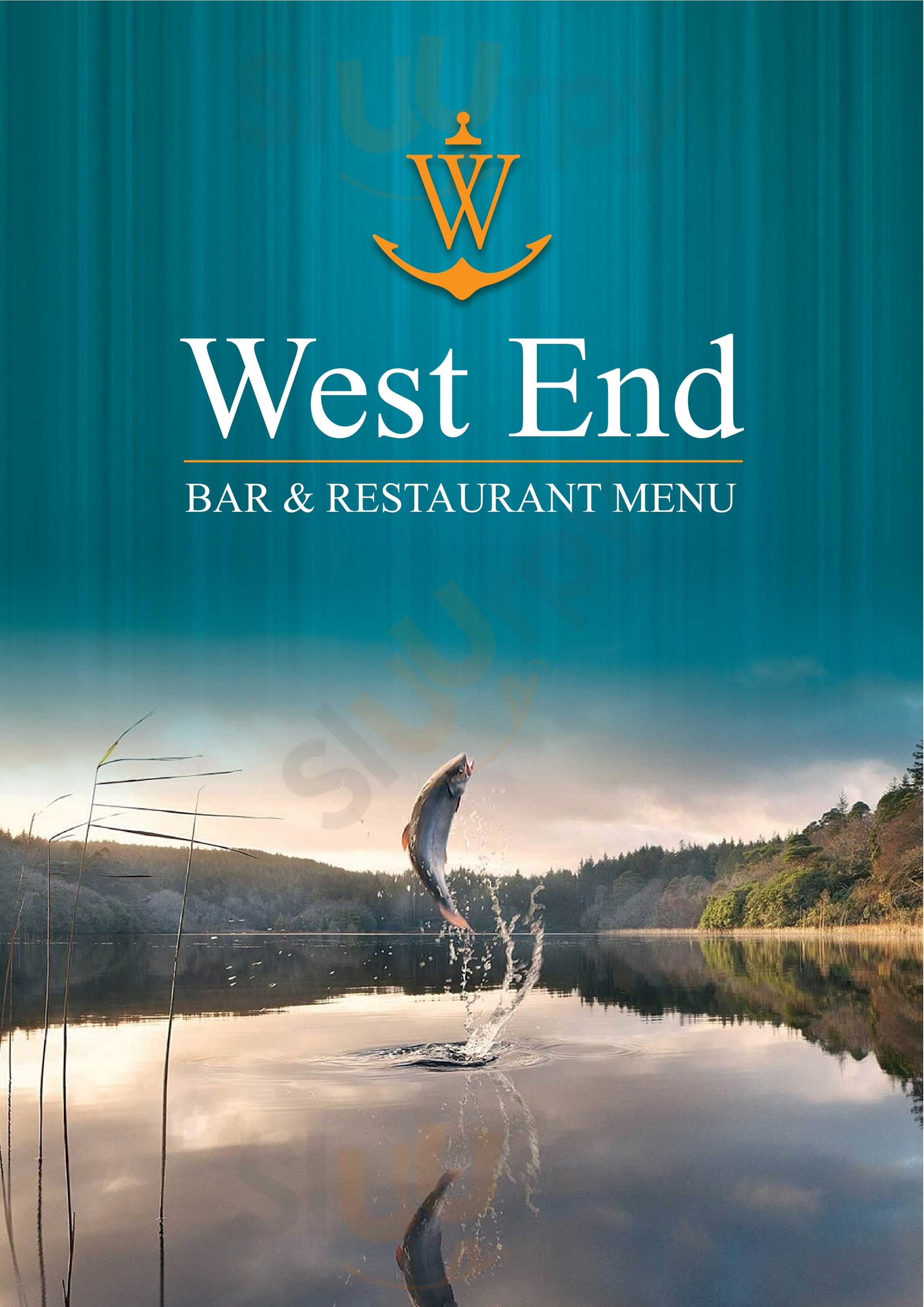 West End Bar & Restaurant Fenit Menu - 1