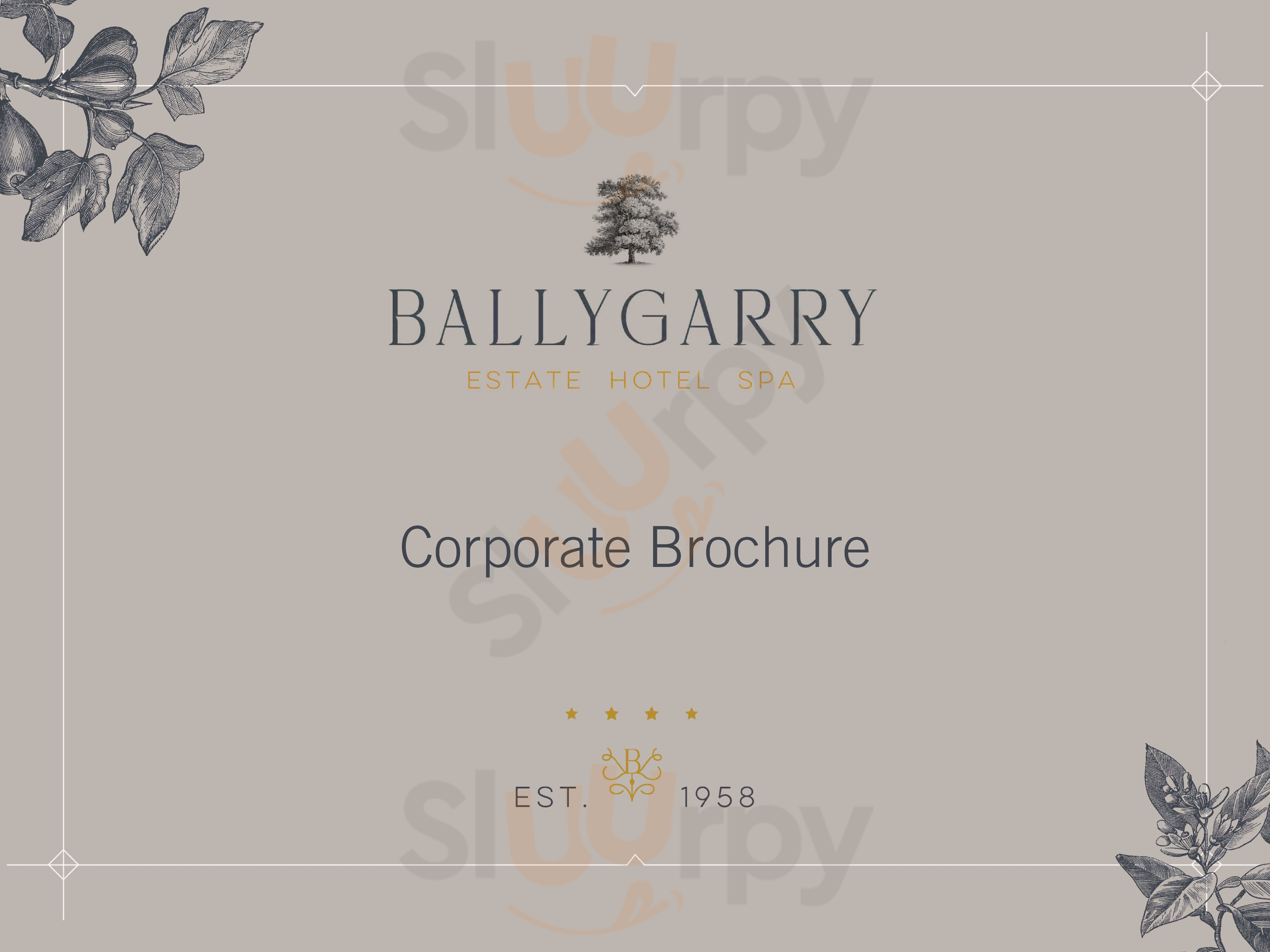 The Brasserie At Ballygarry Tralee Menu - 1
