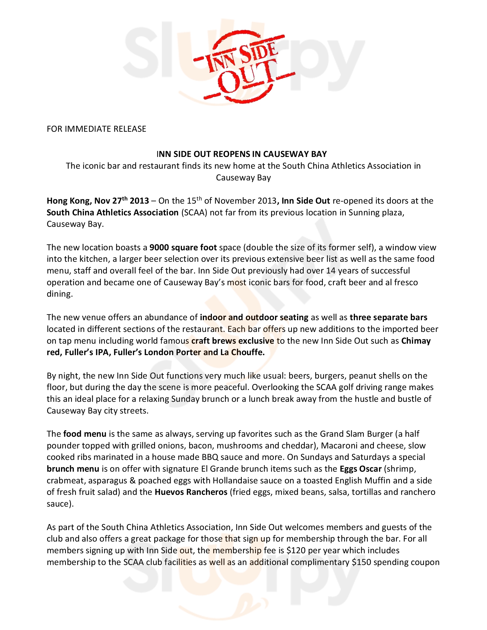 Main Menu - Gcx Aberdeen