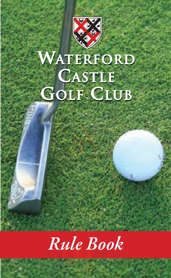 Golf Clubhouse Waterford Menu - 1