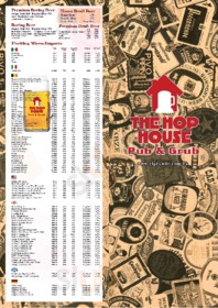 The Hop House Pub & Grub menu