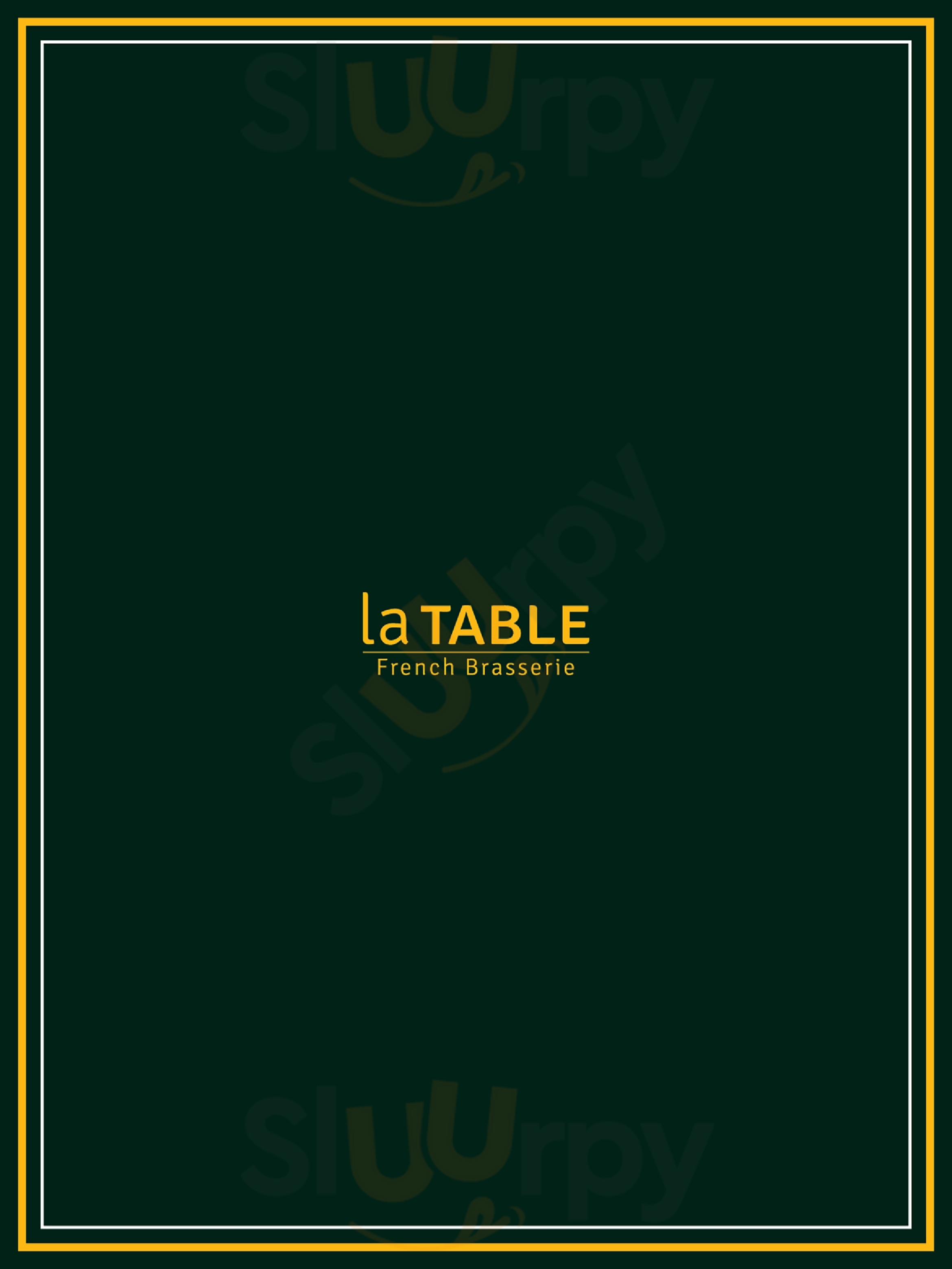 La Table - 千禧新世界香港酒店 香港 Menu - 1