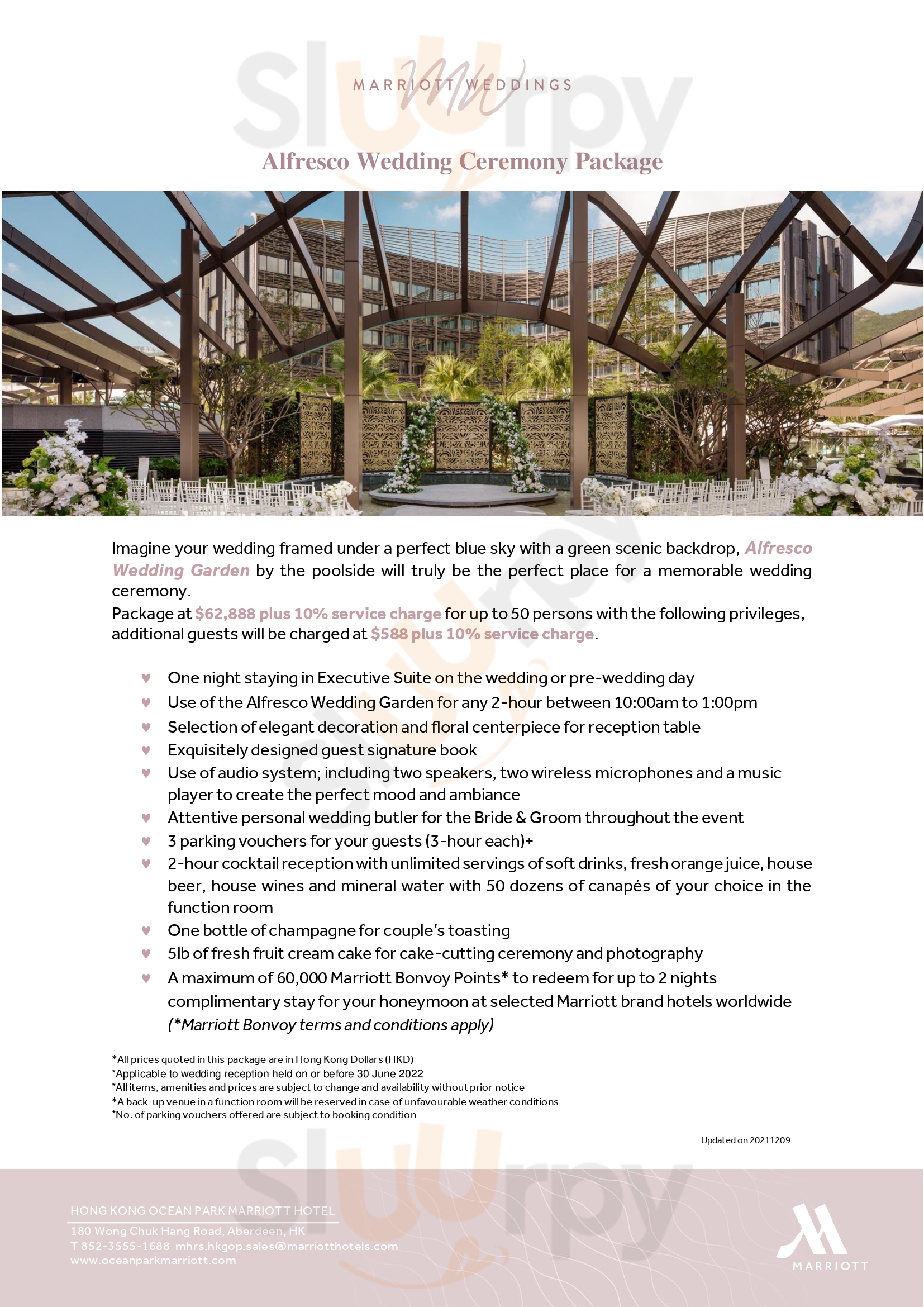 Main Menu - 海灣餐廳及海灣咖啡室