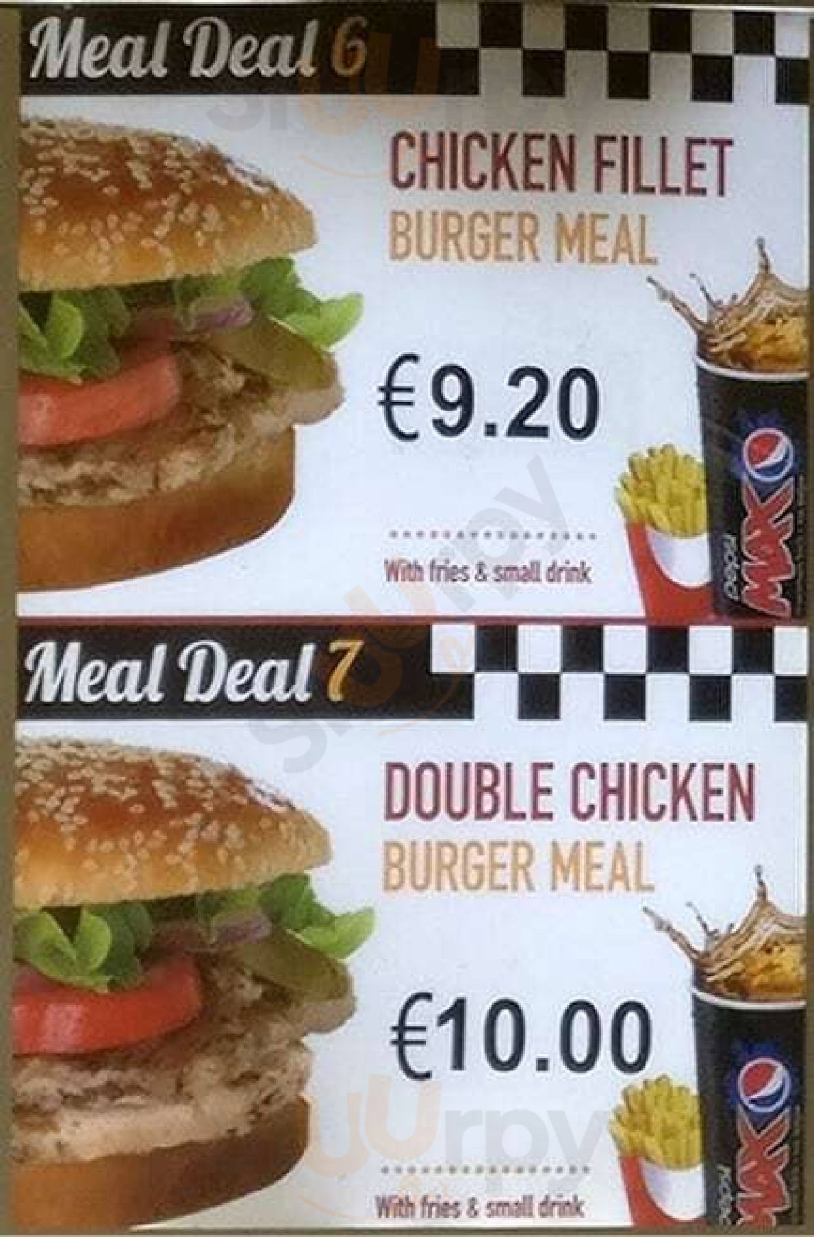 Rick's Burgers Dublin Menu - 1