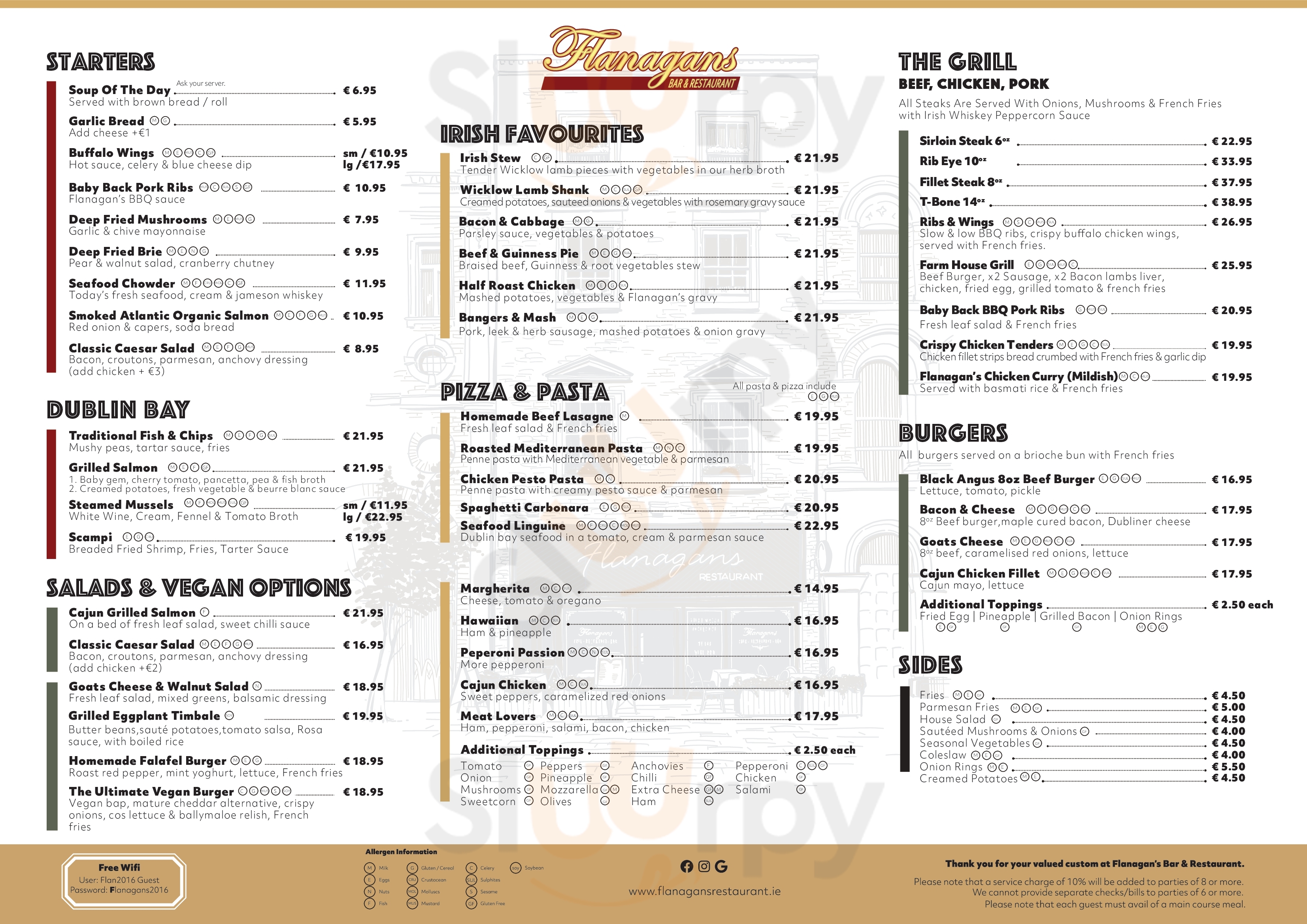 Cafe Royale Brasserie Dublin Menu - 1