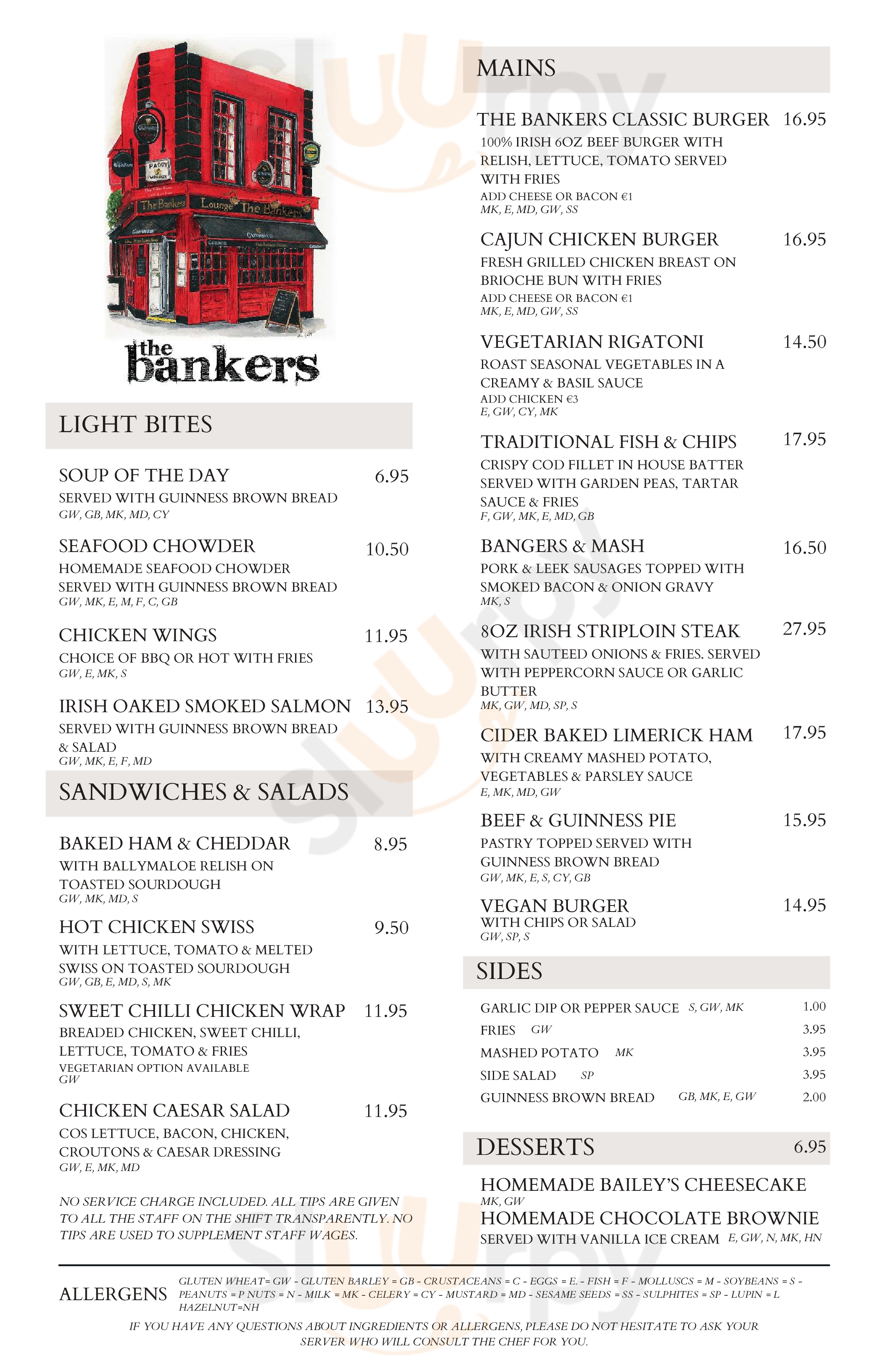 The Teller Room Dublin Menu - 1