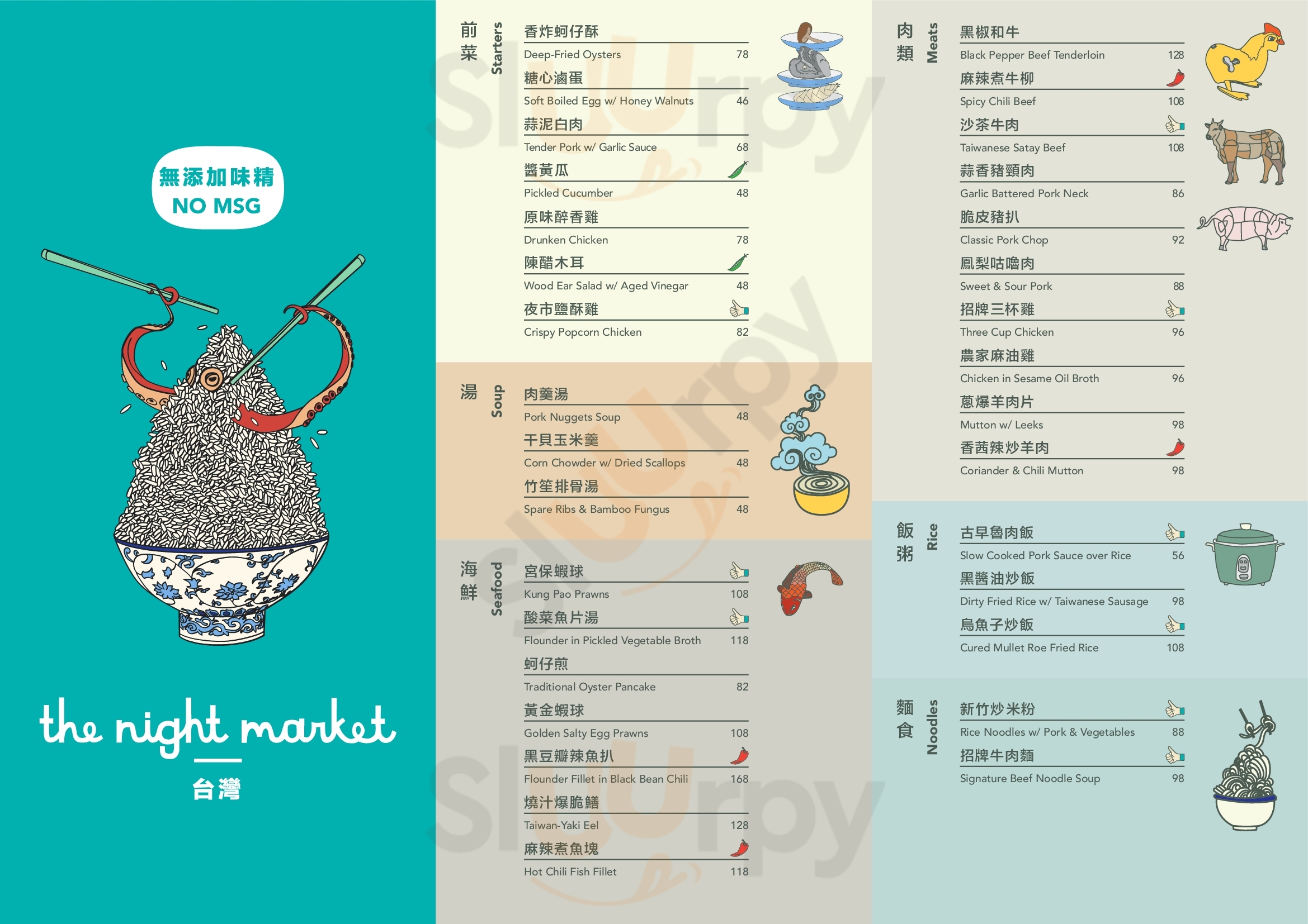 The Night Market (elements) 香港 Menu - 1