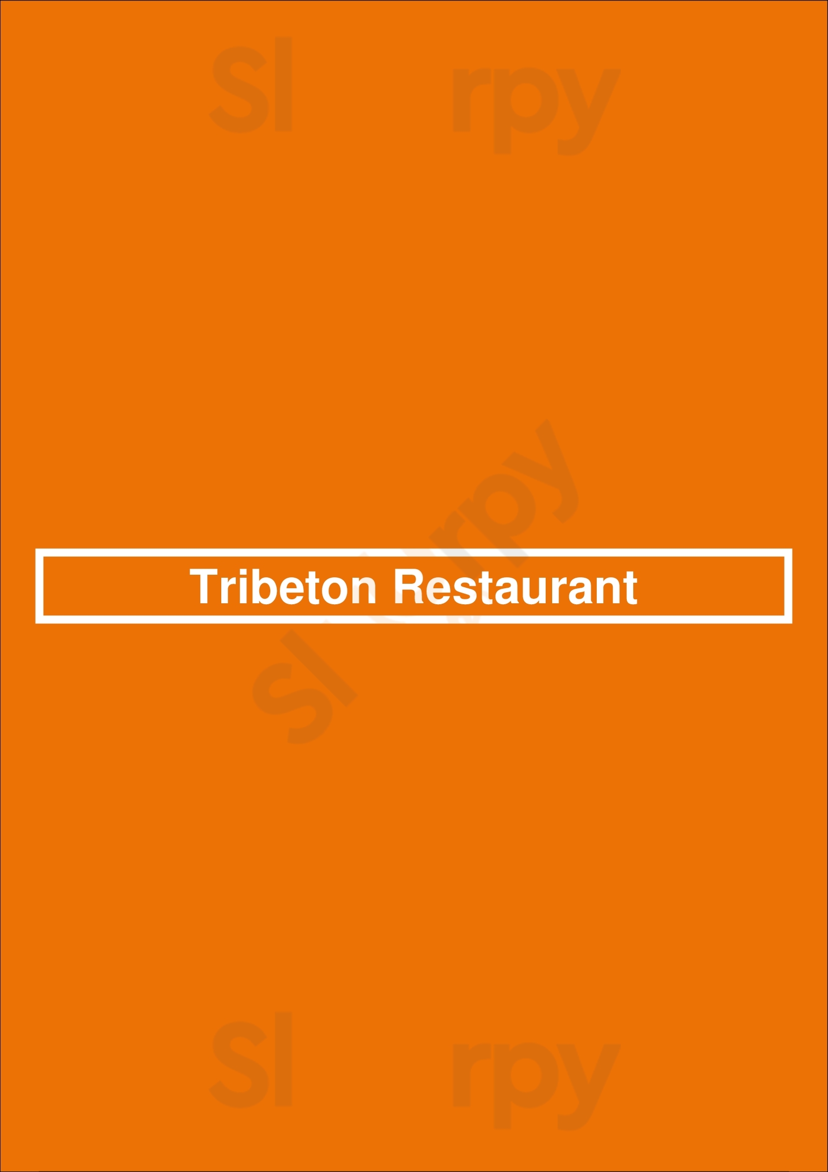 Tribeton Restaurant Galway Menu - 1