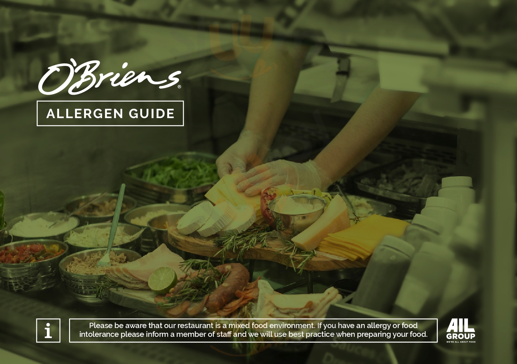 Main Menu - O'briens Irish Sandwich Bar