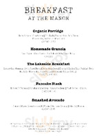 Lakeside Manor Hotel Restaurant