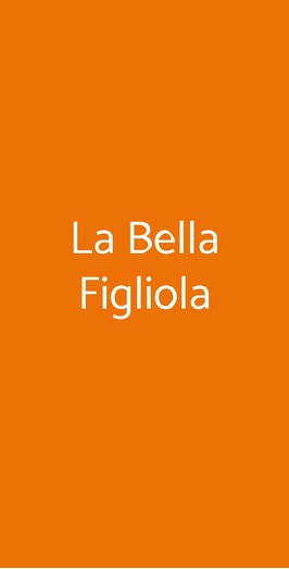 Pizzeria Bella Figliola, Napoli