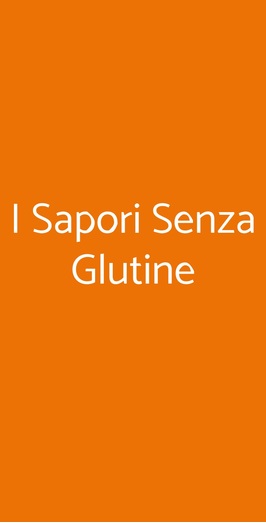 I Sapori Senza Glutine, Matera