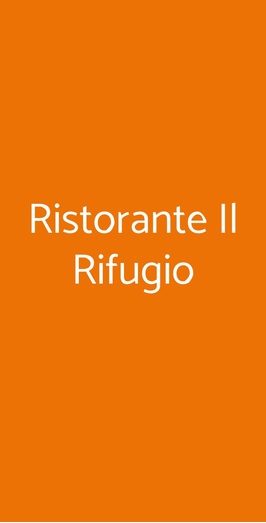 Ristorante Il Rifugio, Picerno