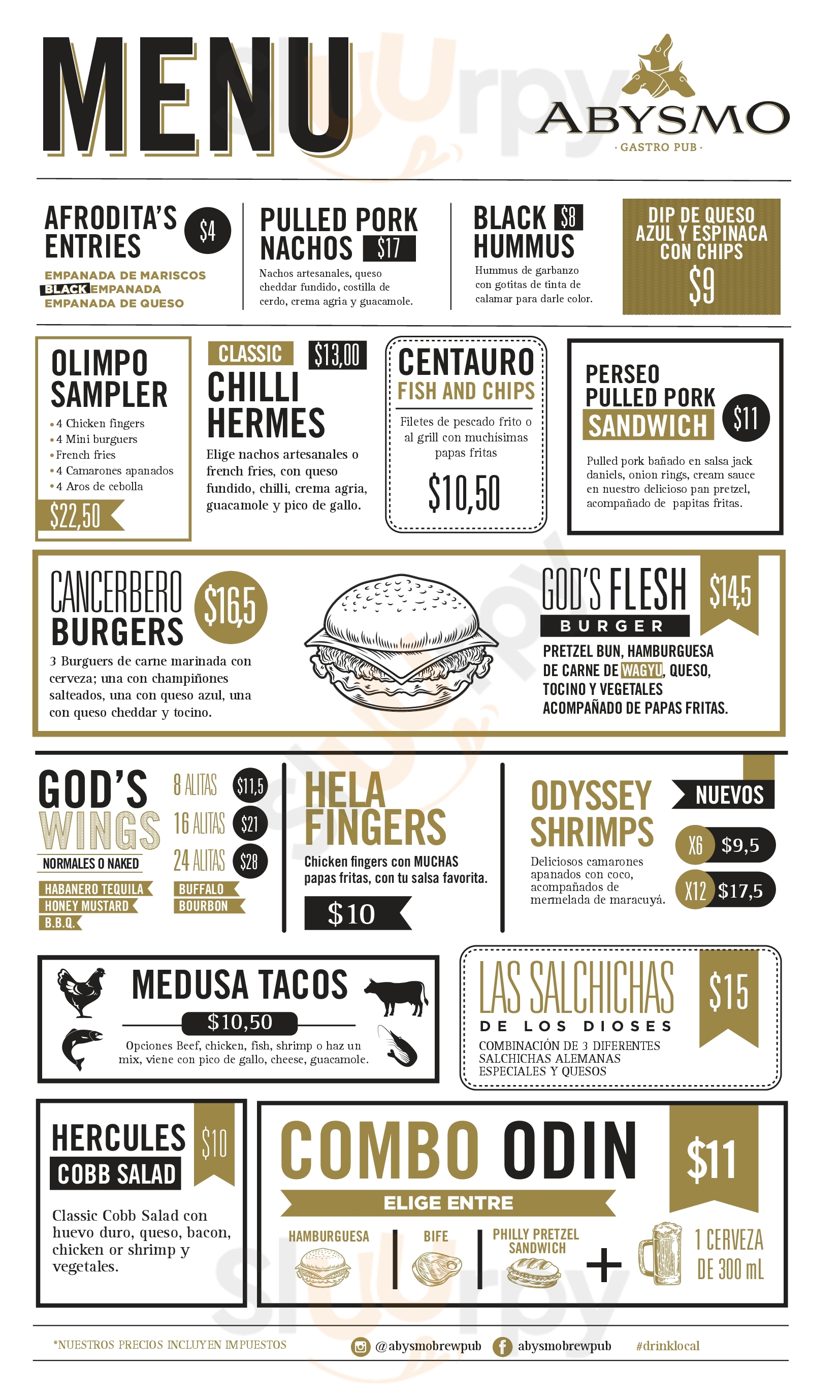 Abysmo Quito Menu - 1