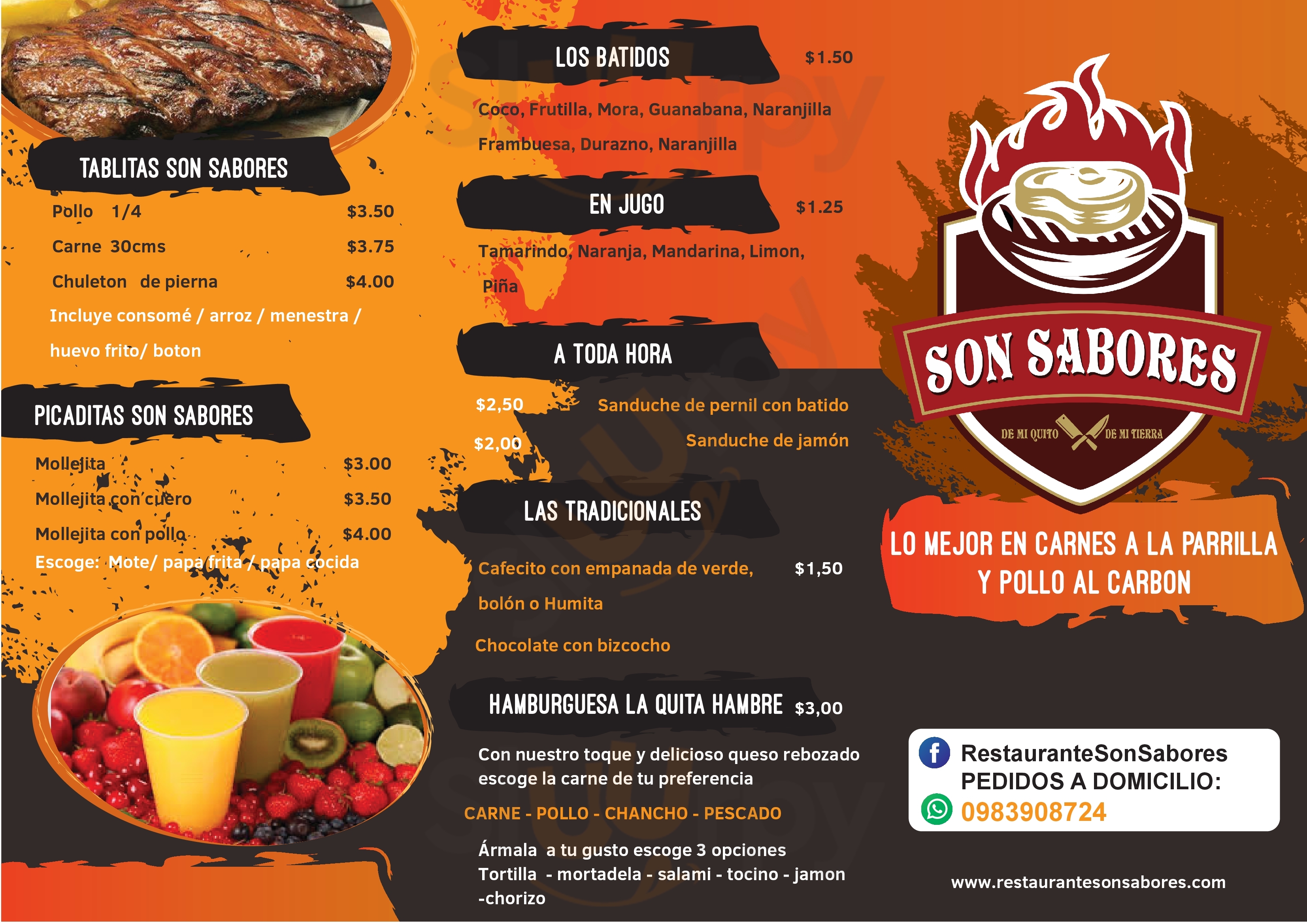Restaurante Son Sabores Quito Menu - 1