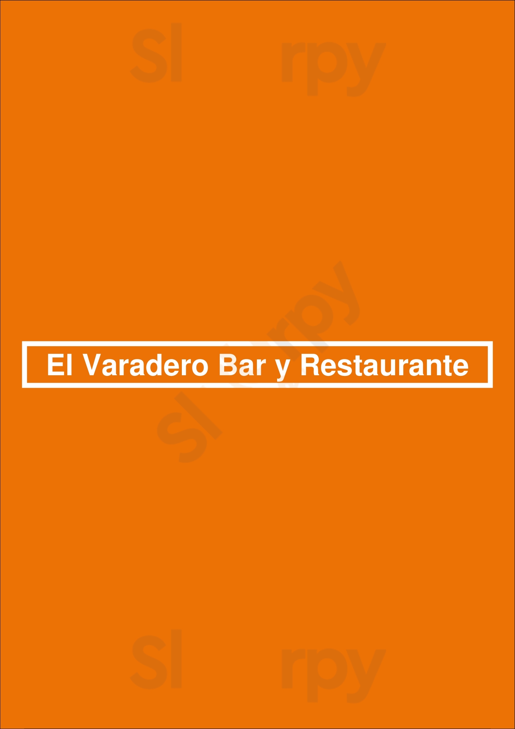 El Varadero Bar Y Restaurante San Juan Menu - 1