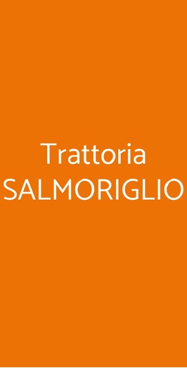 Trattoria Salmoriglio, Porto Empedocle