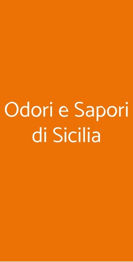 Odori E Sapori Di Sicilia, Agrigento