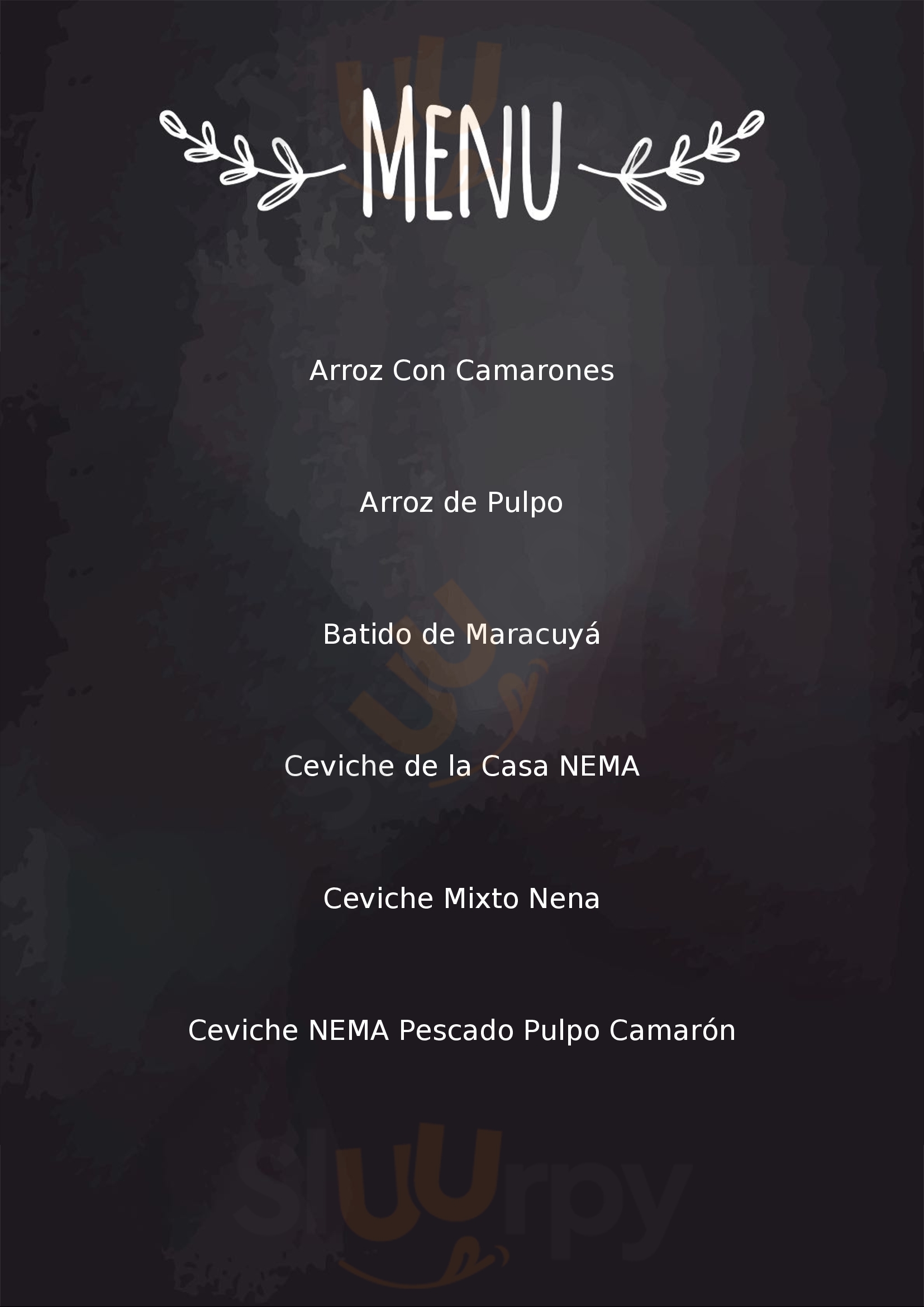 Nema Puerto Viejo Menu - 1