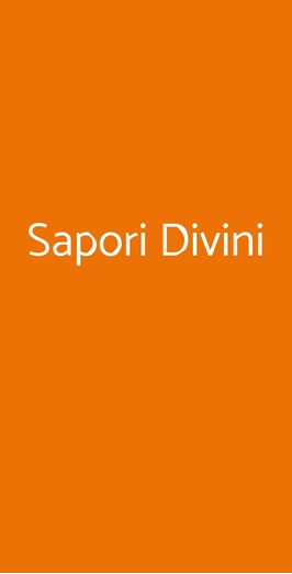 Sapori Divini