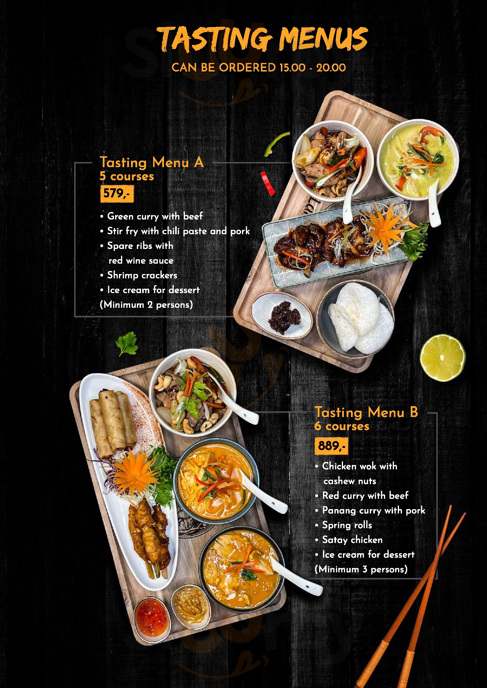 Lan Na Restaurant Trondheim Menu - 1