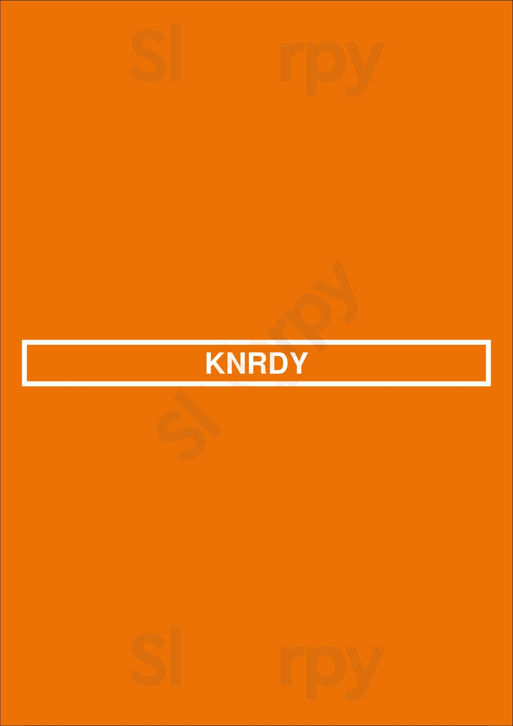 Knrdy Budapest Menu - 1