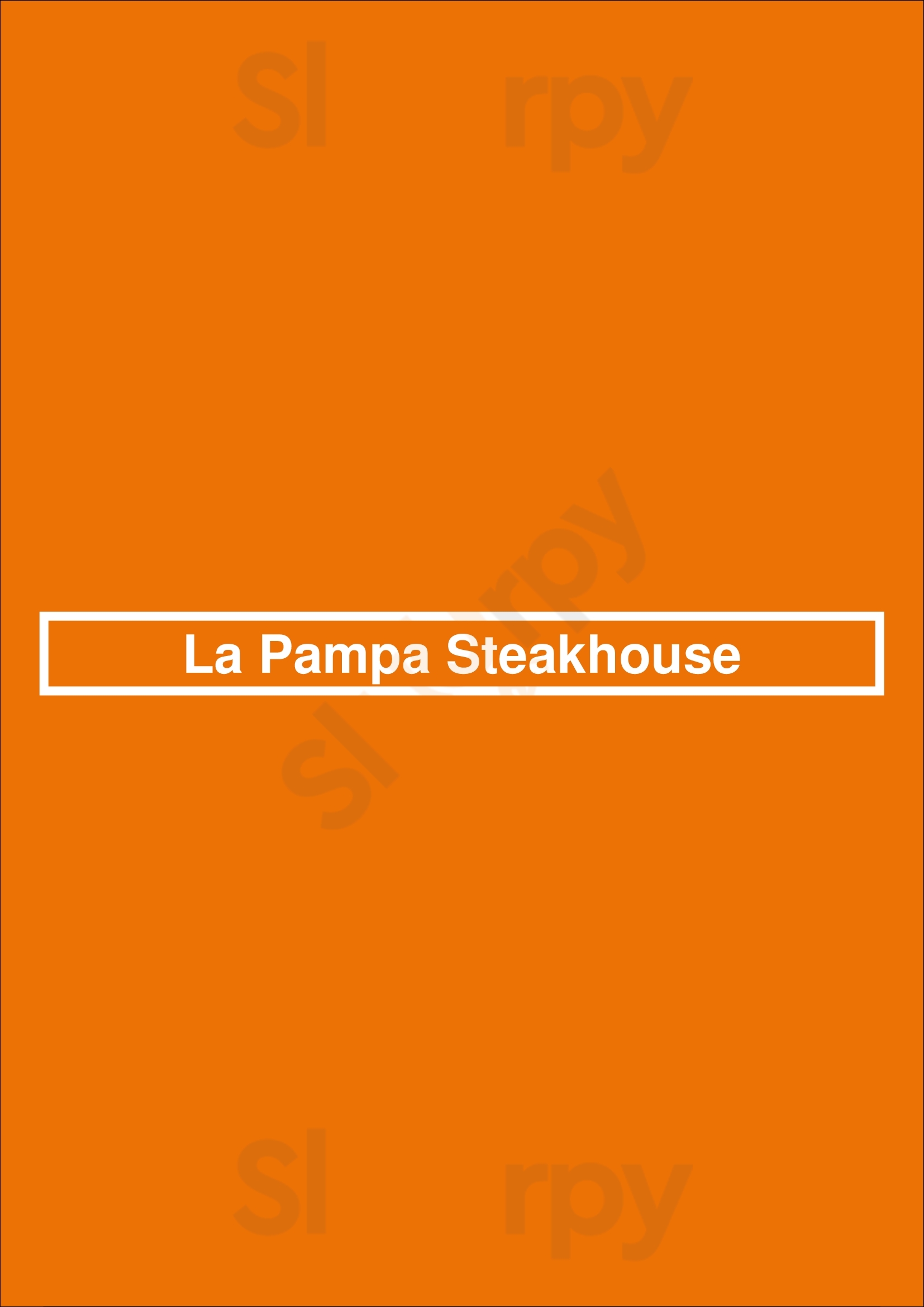 La Pampa Steakhouse Budapest Menu - 1
