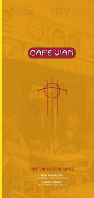 Cafe Vian menu