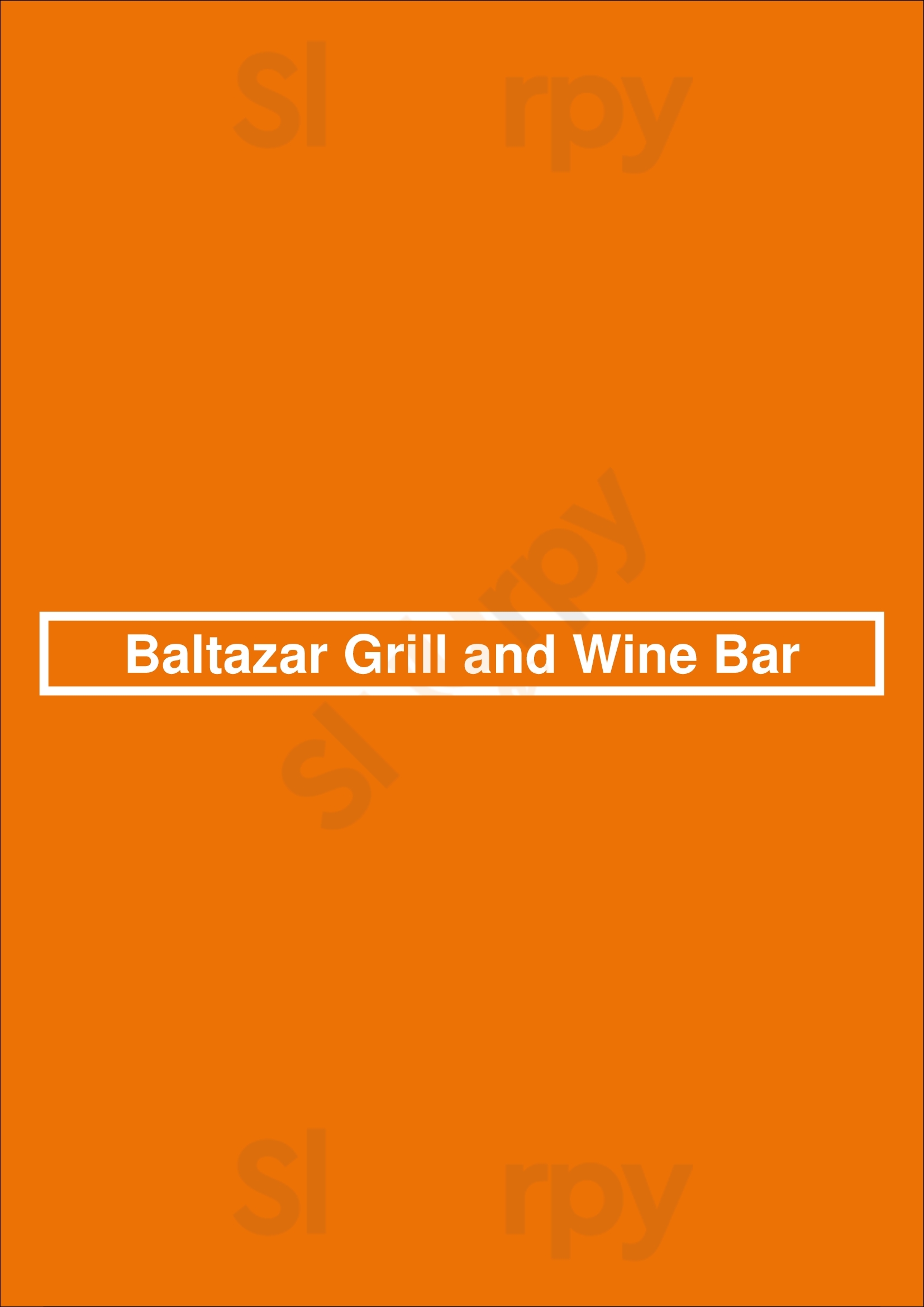 Baltazar Grill And Wine Bar Budapest Menu - 1