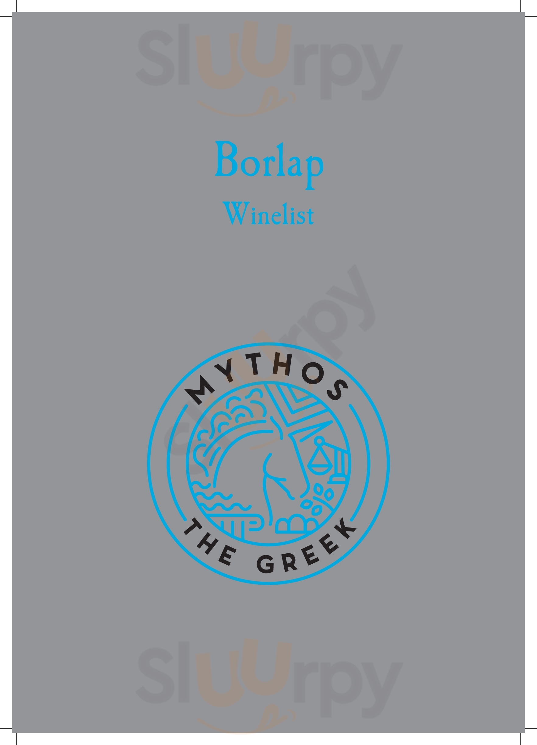 Mythos The Greek Budapest Menu - 1