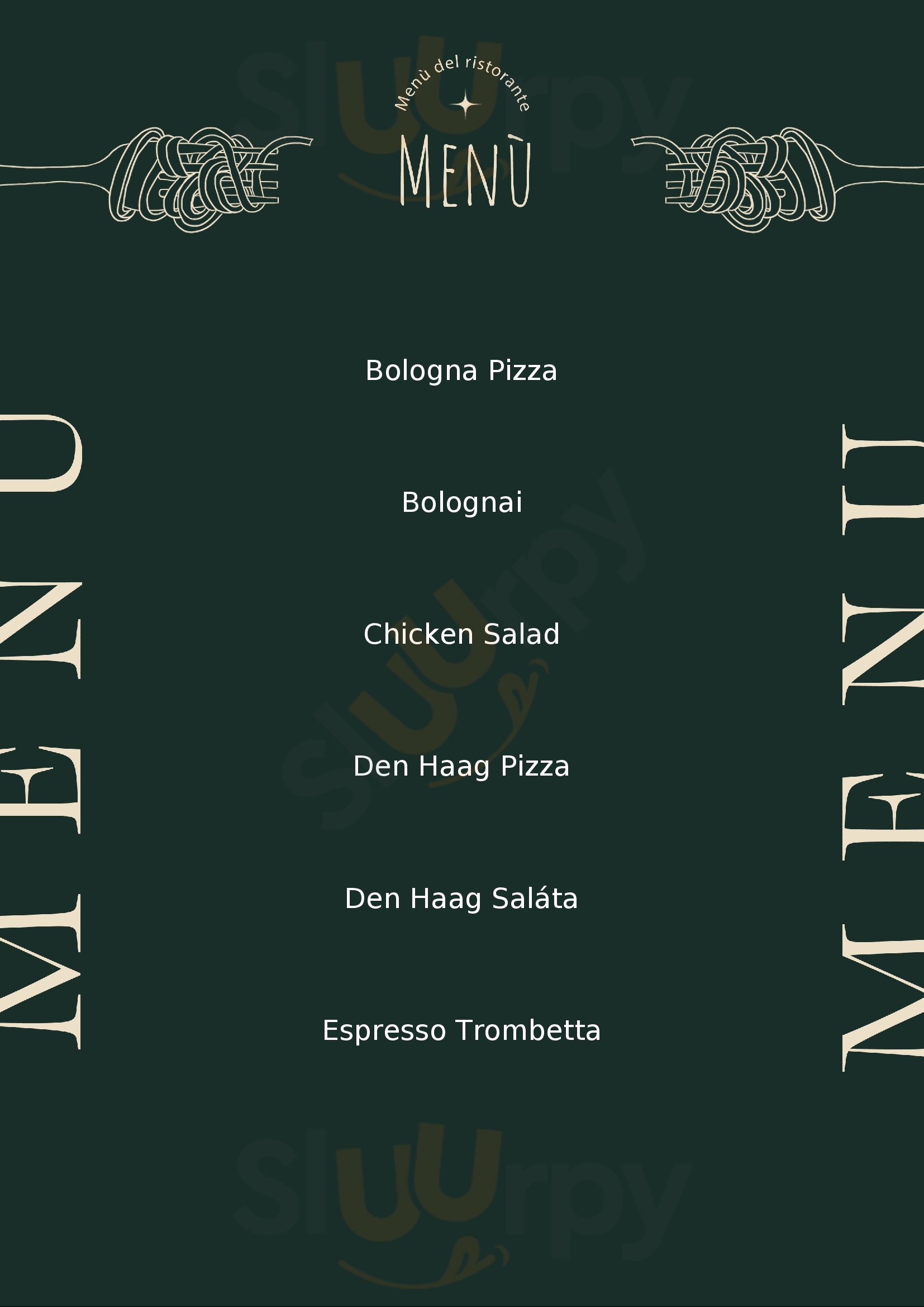 Den Haag Pizzeria Budapest Menu - 1