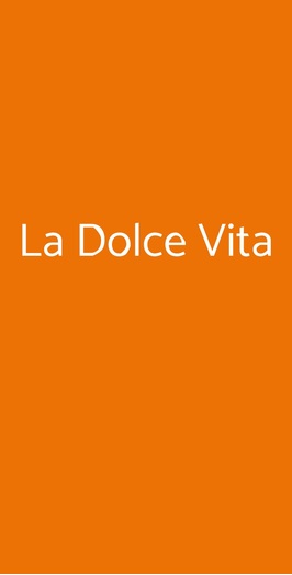 La Dolce Vita