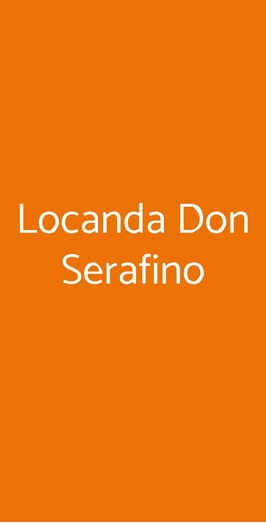 Ristorante Locanda Don Serafino, Ragusa