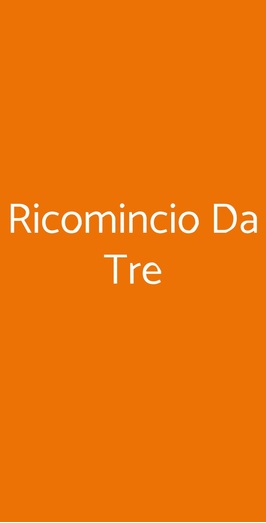 Ricomincio Da Tre, Torino