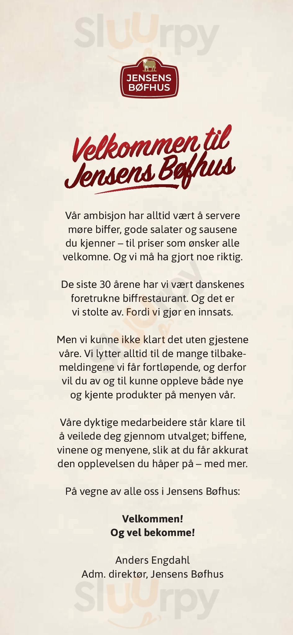 Jensens Bofhus Oslo Menu - 1