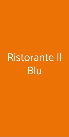 Ristorante Il Blu, Siracusa