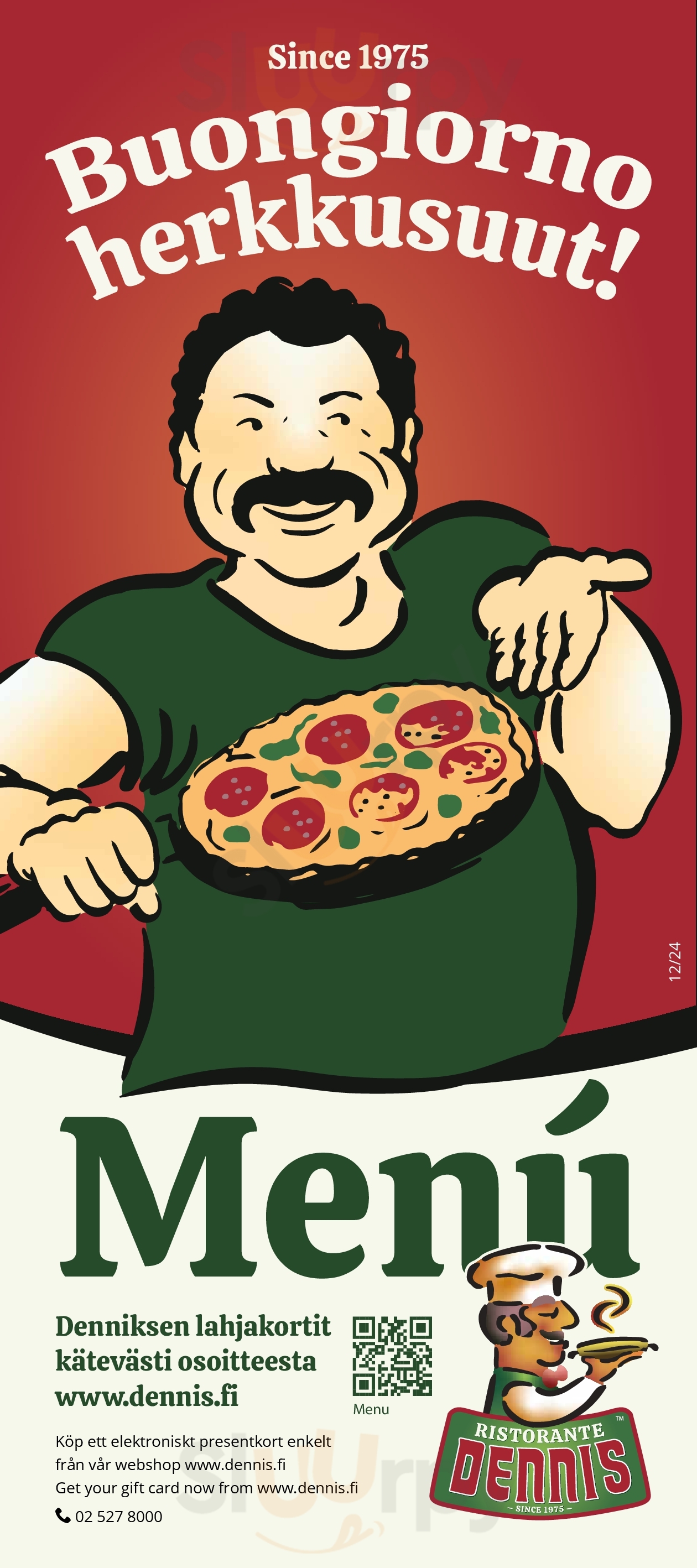 Main Menu - Ristorante Dennis Kamppi