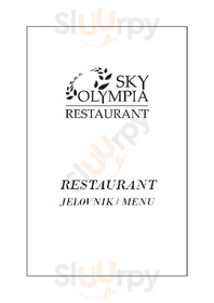 Sky Restaurant And Bar menu