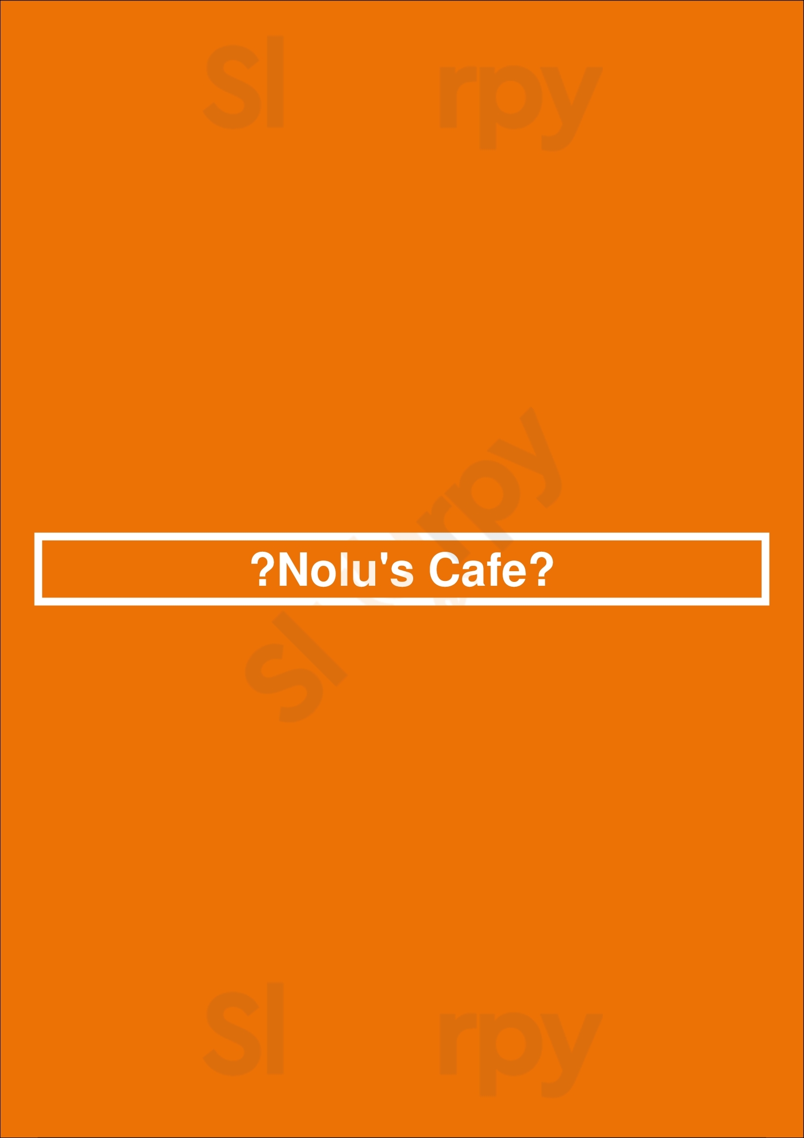 ‪nolu's Restaurants‬ أبو ظبي Menu - 1