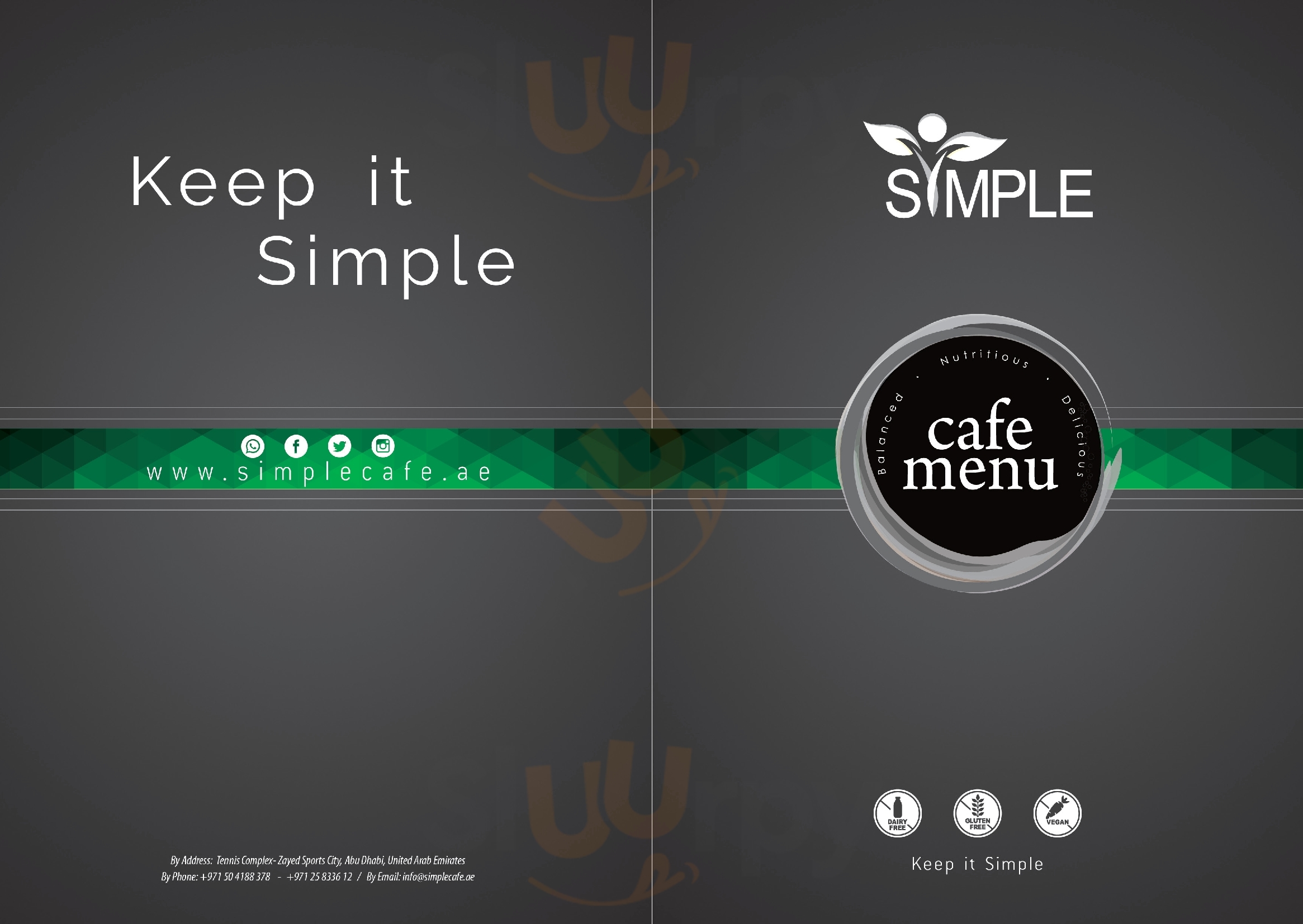 ‪simple Cafe‬ أبو ظبي Menu - 1