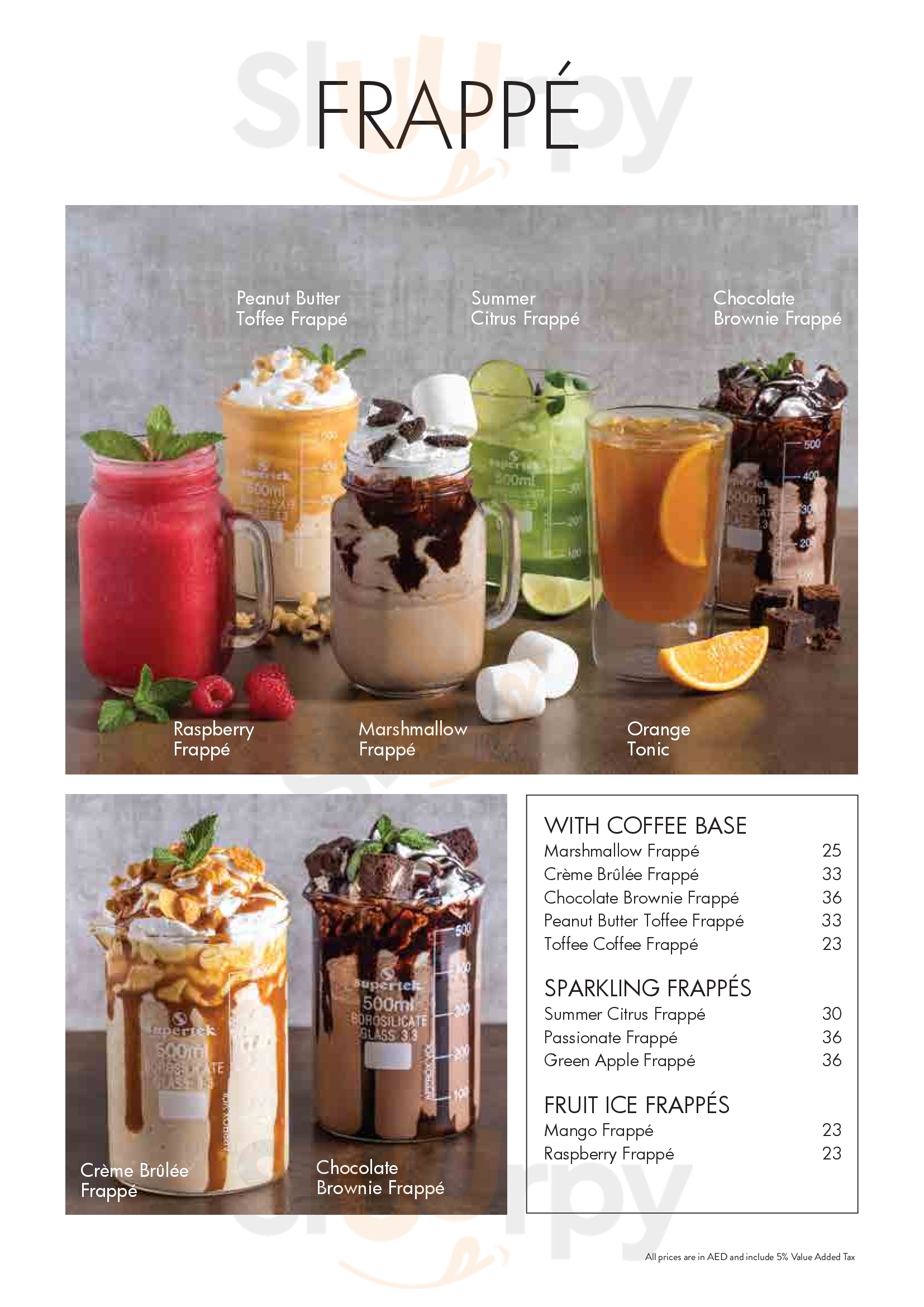 The Coffee Club Bluewaters Menu د بي Main Menu Sluurpy