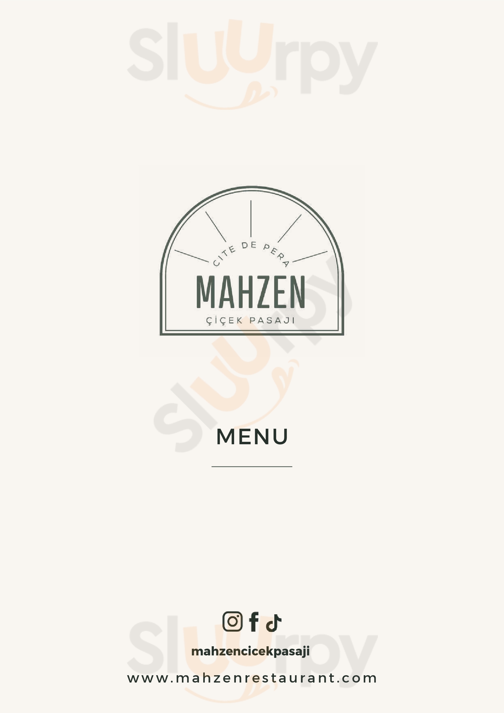 Main Menu - Mahzen Çiçek Pasajı