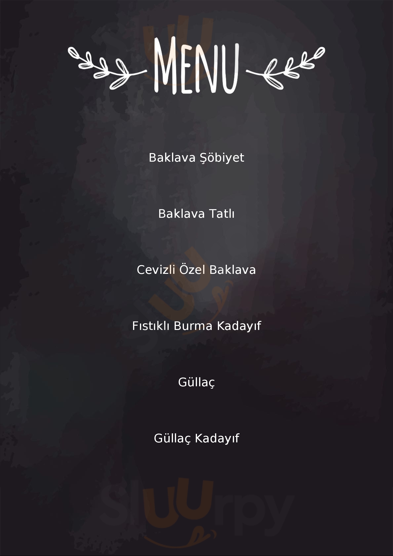 Oz Karagoz Baklavalari İzmir Menu - 1