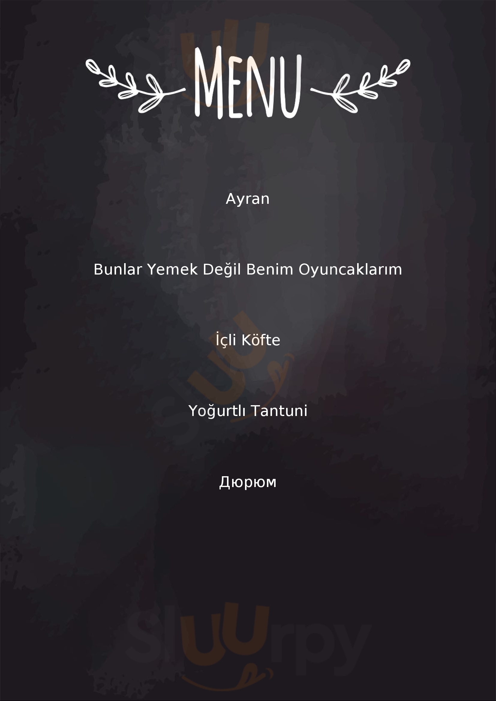 My'donos Eskişehir Menu - 1
