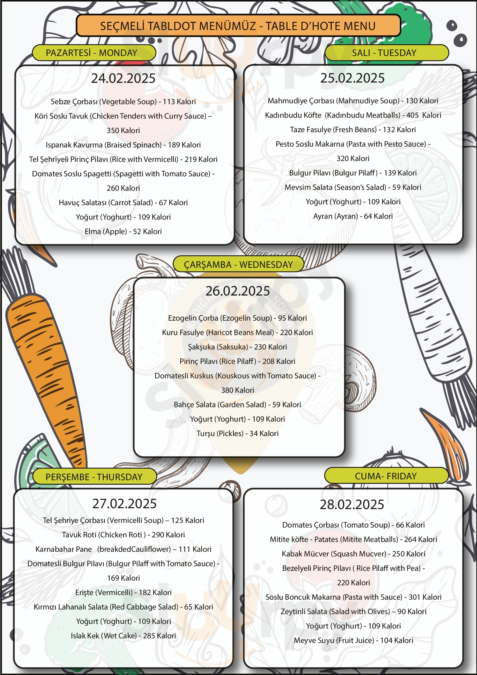 Kuşkonmaz Cafe & Restaurant Gölbaşı Menu - 1